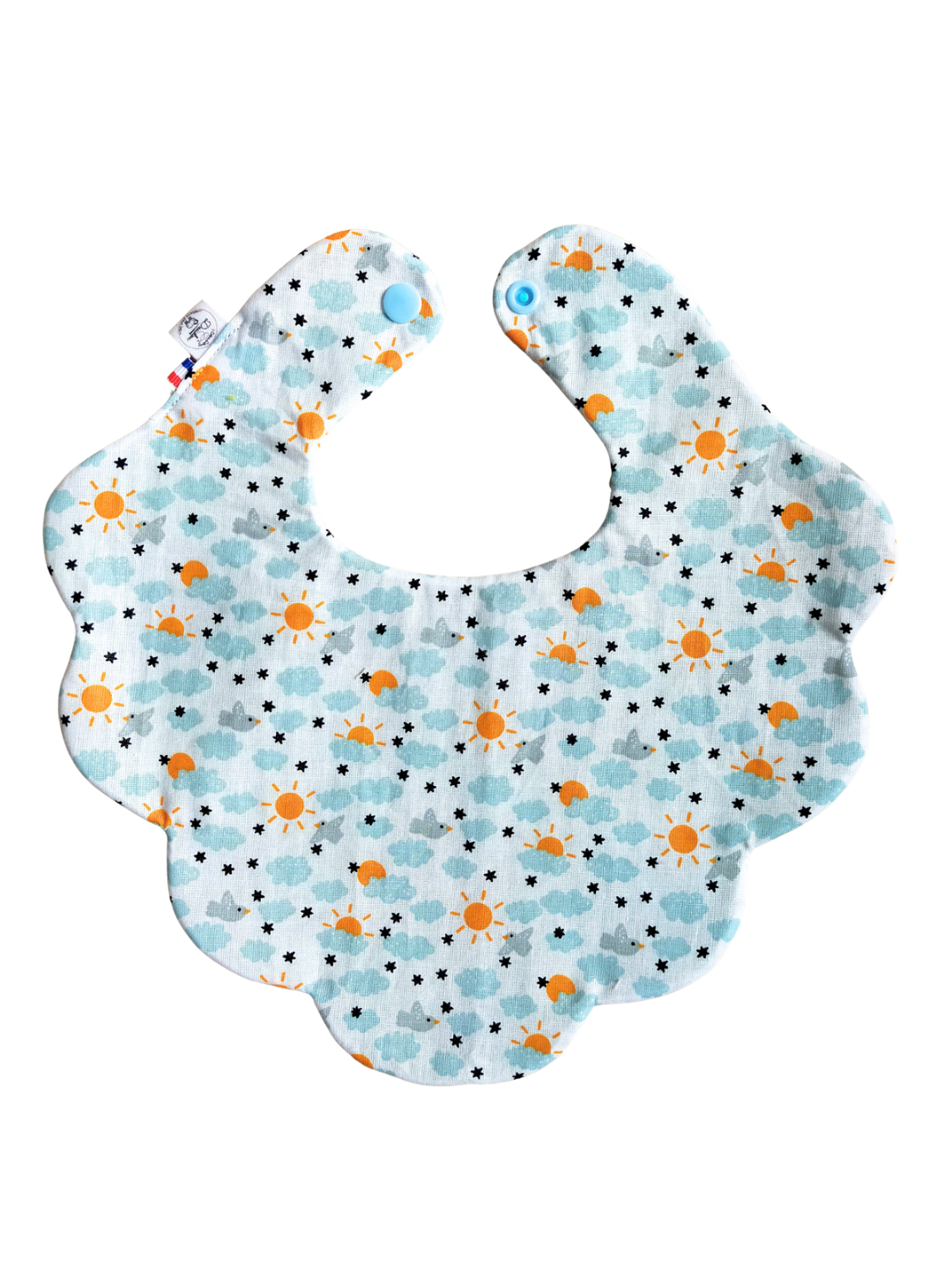 Bavoirs Nuage ● Imprimés Ditsy et abstrait