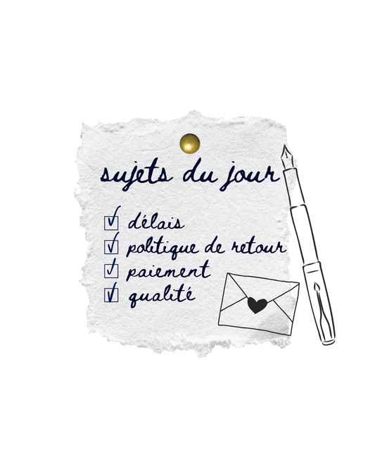 🏷️ Notre charte qualité et politique de retour