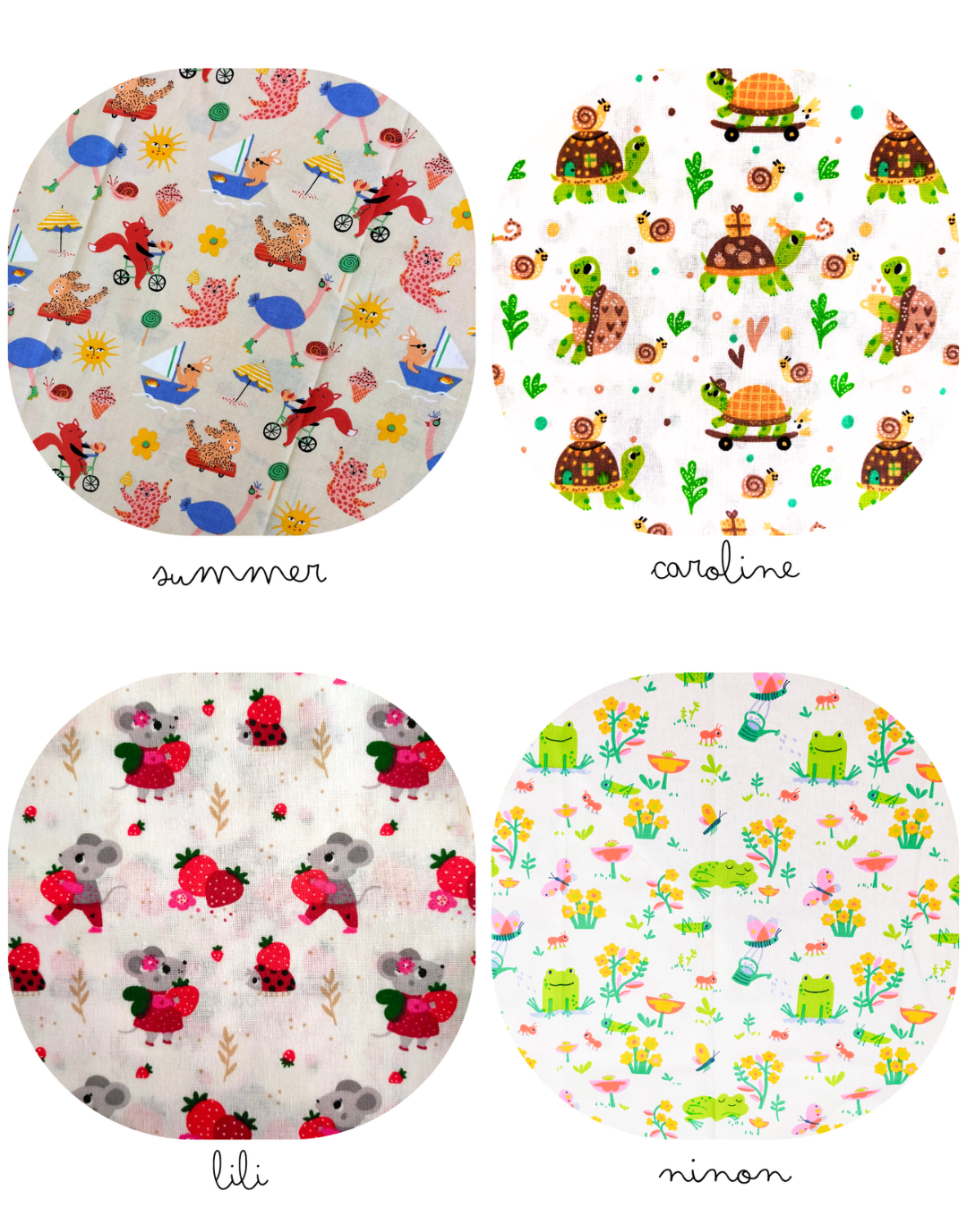 Bavoirs Nuage ● Imprimés Animaux