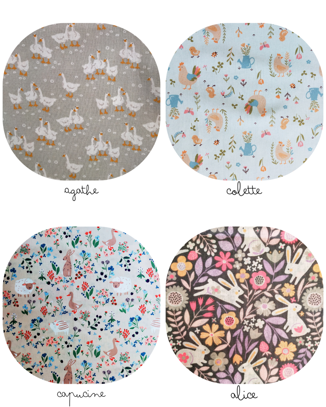 Bavoirs Nuage ● Imprimés Animaux