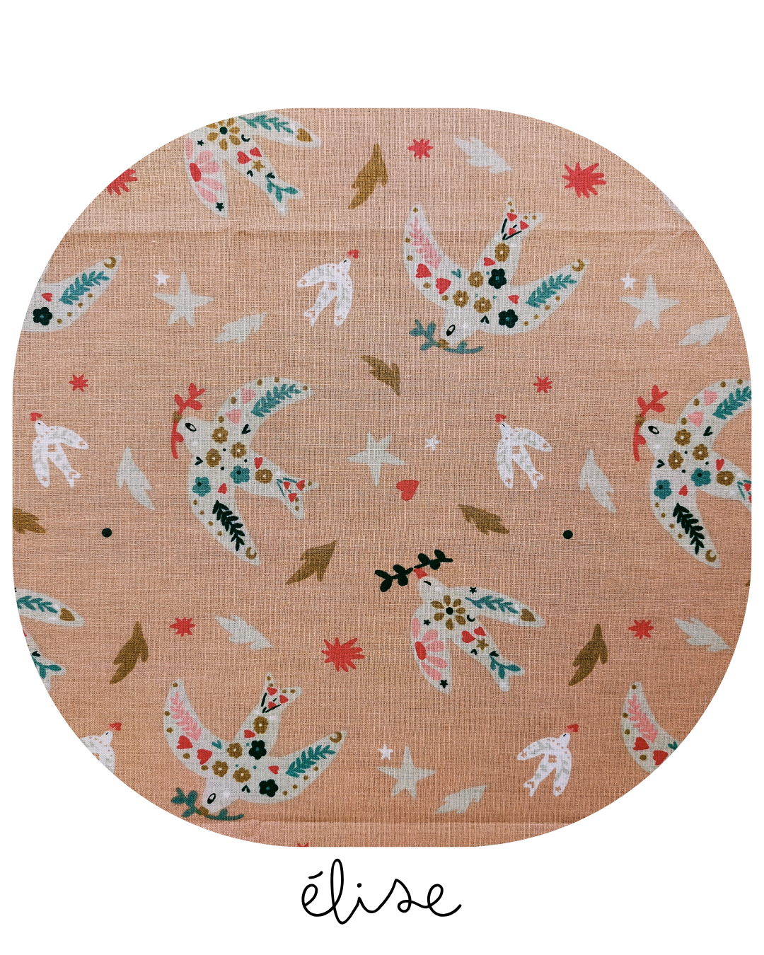 Motif : Imprimé champêtre rose et hirondelles
Composition : 100 % coton
Certification : Oeko-Tex Standard 100 (garanti sans substances nocives)
Entretien : Lavage en machine à 30 °C