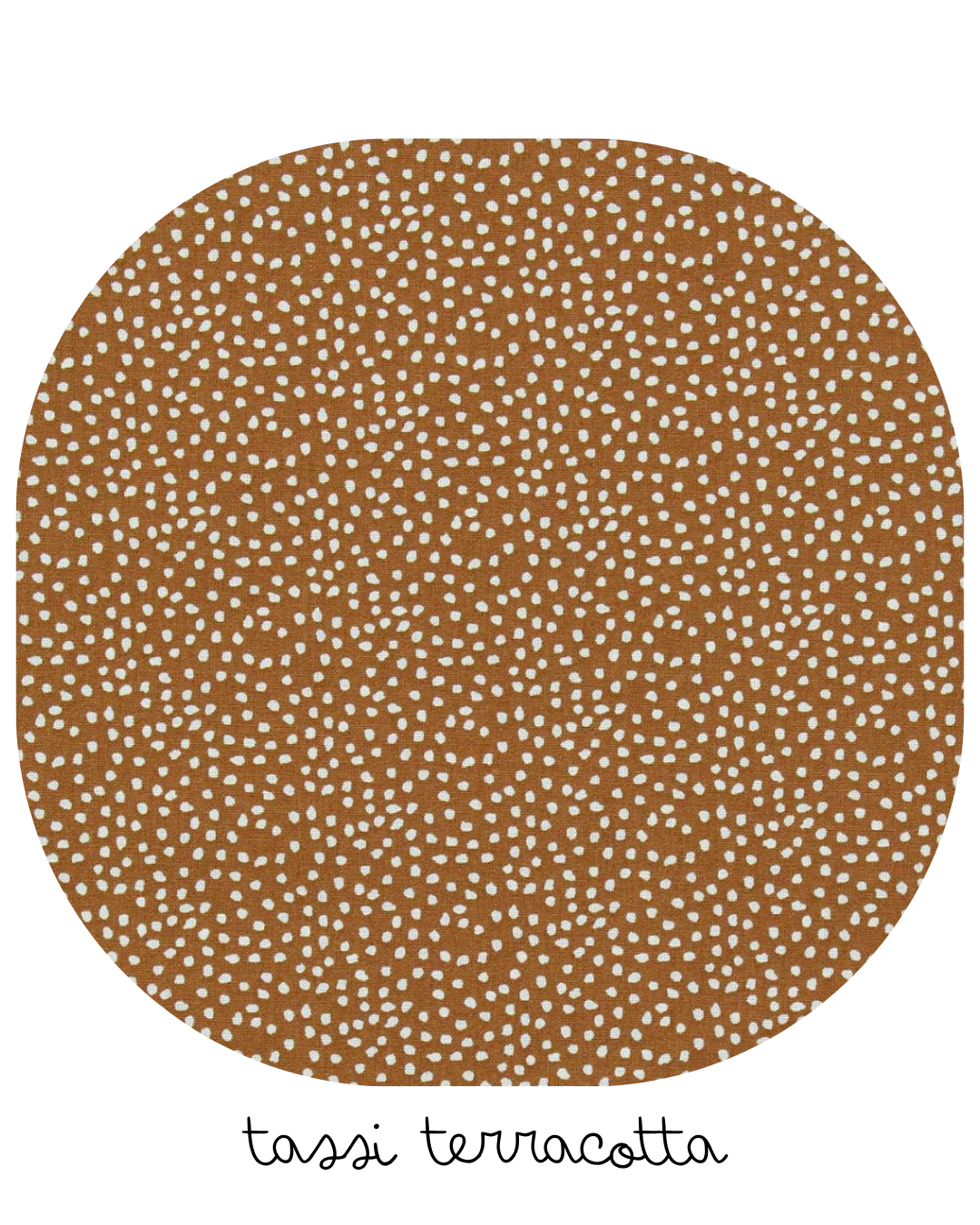 Motif : Imprimé à pois. Tassi terracotta avec pois irréguliers et dense crème
Composition : popeline 100 % coton
Certification : Oeko-Tex Standard 100 (garanti sans substances nocives)
Entretien : Lavage en machine à 30 °