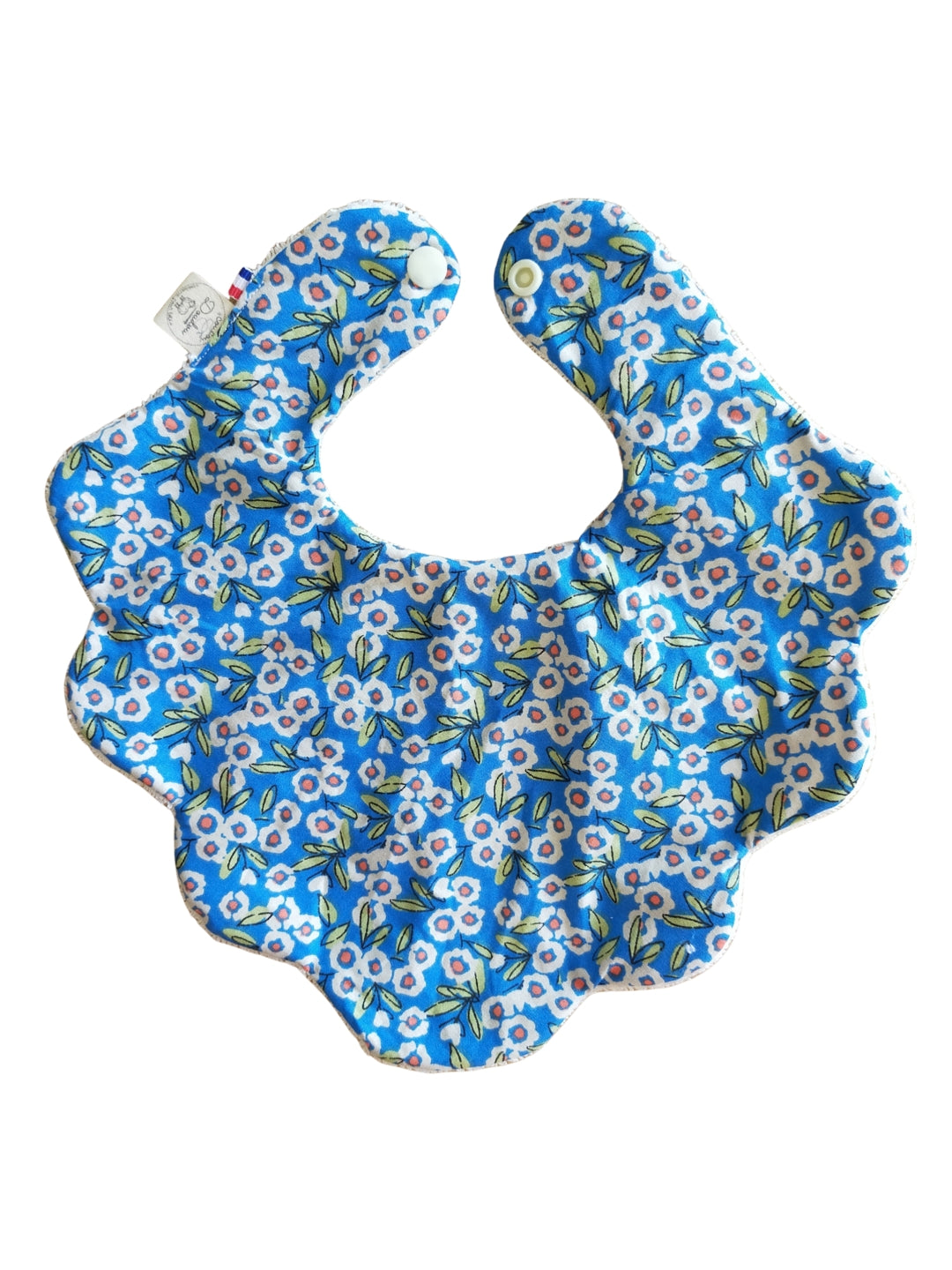 bavoir nuage cousu main imprimé liberty coucoudoudou.fr